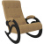 Кресло-качалка Модель 5 Неаполь (Венге-эмаль/Ткань Коричневый Malta 17)