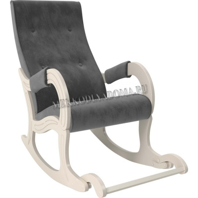 Кресло-качалка Модель 707 (Дуб шампань/Ткань Темно-серый Verona Antrazite Grey)