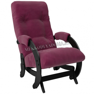 Кресло-маятник Неаполь Модель 12 (Венге-эмаль/Ткань Фиолетовый Verona Cyklam)