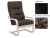 Кресло для отдыха Неаполь Модель 2 (Венге/Ткань коричневый Velutto 23)