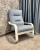Кресло для отдыха Неаполь Модель 2 (Слоновая кость/Ткань серый Velutto 52)