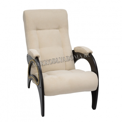 Кресло для отдыха Модель 41 с лозой (Орех/Ткань Коричневый Verona Brown)