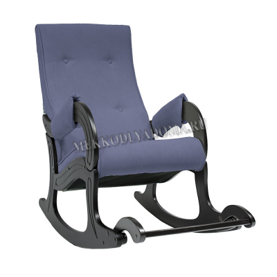 Кресло-качалка Модель 707 (Венге/Ткань Синий Verona Denim Blue)